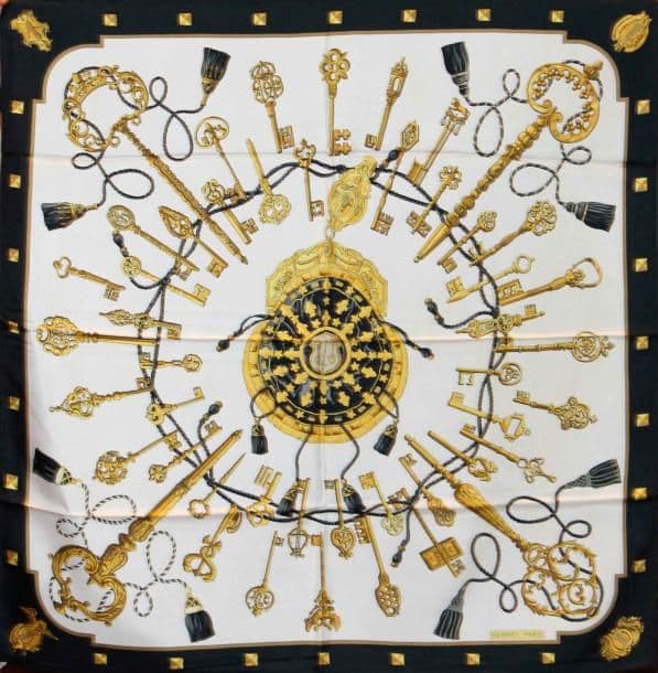 エルメス スカーフ「レクレ」white バリエーション