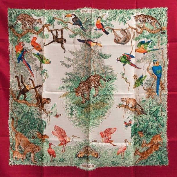 エルメス スカーフ「赤道」brown バリエーション