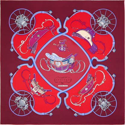 エルメス スカーフ「スプリングス」バリエーション