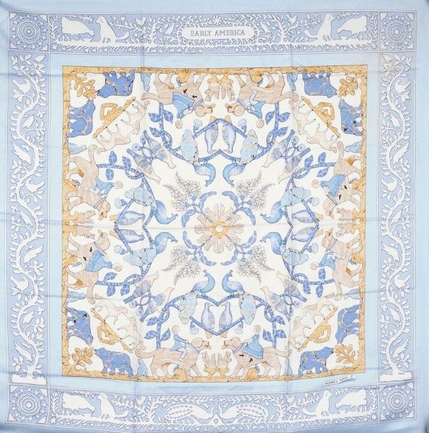 エルメス スカーフ「アーリーアメリカ」バリエーション